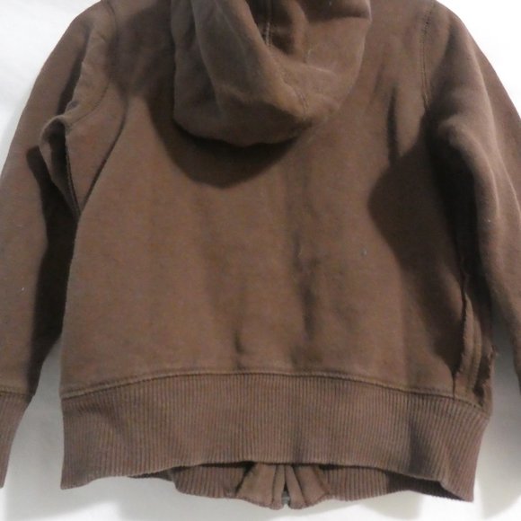 Retro OLD NAVY | 3T | Brown Hooded Zip-Up Sweatshirt Jacket | NWOT - Picture 15 of 16